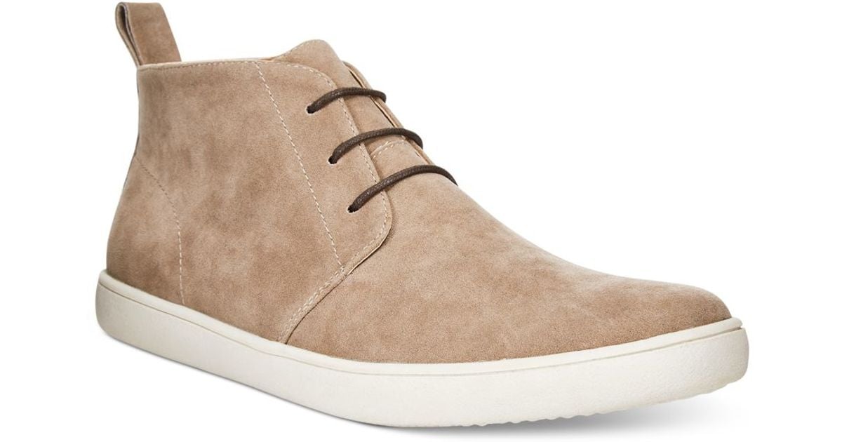 Alfani Men&#39;s Kenny Plain Toe Chukka Boots, Only At Macy&#39;s in Natural for Men | Lyst