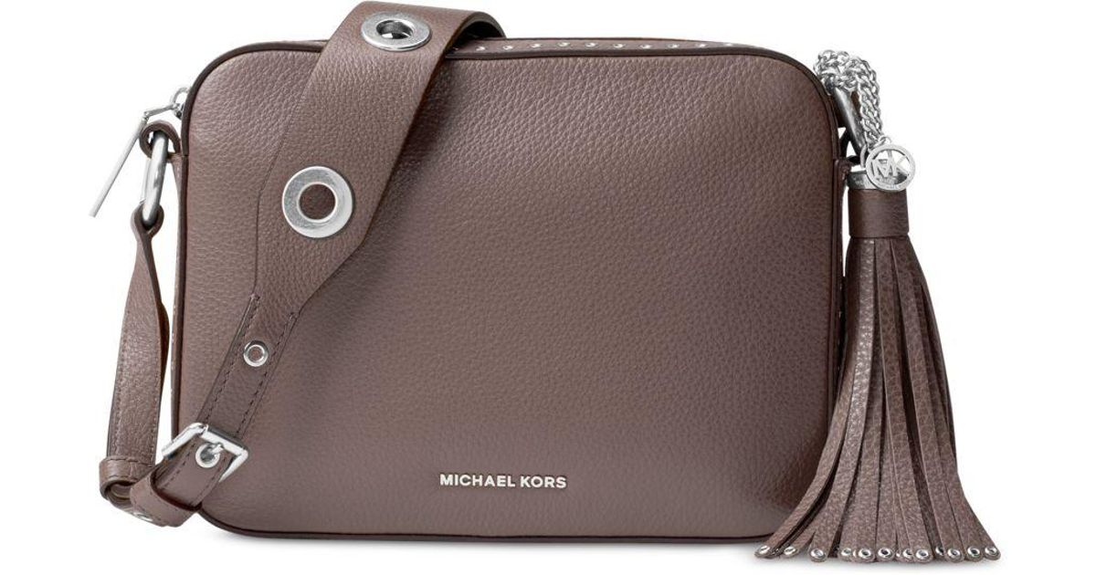 Michael Kors Brown Brooklyn Large Camera Bag