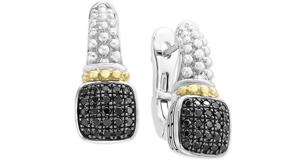 Lyst Effy Collection Balissima By Diamond Cer Beaded Lyst Effy Collection Balissima By Diamond Cer Beaded Drop Earrings 1 3 Ct T W In Sterling Silver 18k Gold Metallic