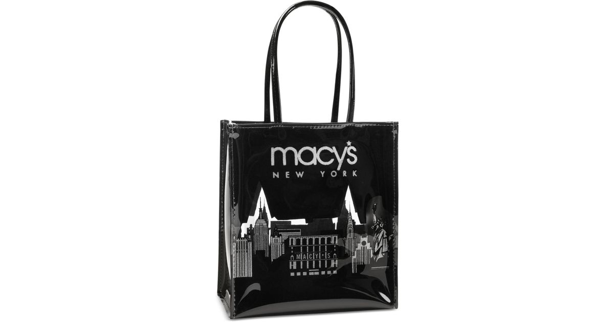 Lyst Macy S Glitter Lunch Bag In Black