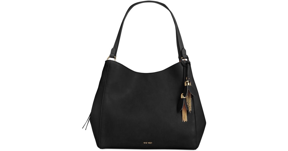 Lyst Nine West Marea Hobo Bag In Black