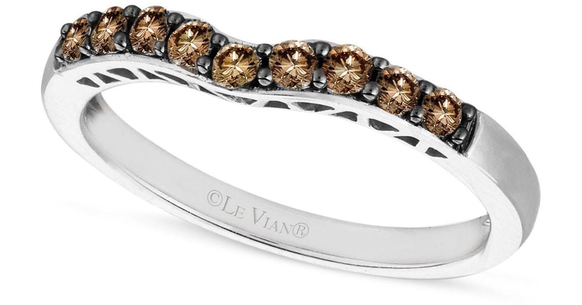 Lyst Le Vian Chocolate Diamond Wedding Band (1/3 Ct. T.w.) In 14k