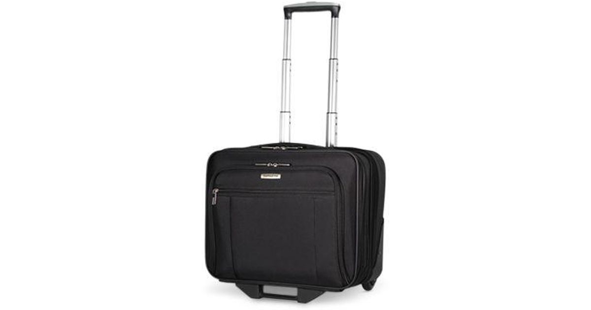 Lyst Samsonite Rolling Mobile Office Briefcase In Black Save 50 0