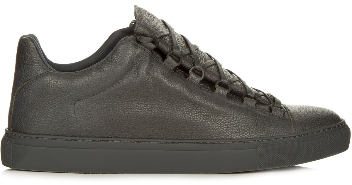 balenciaga leather arena