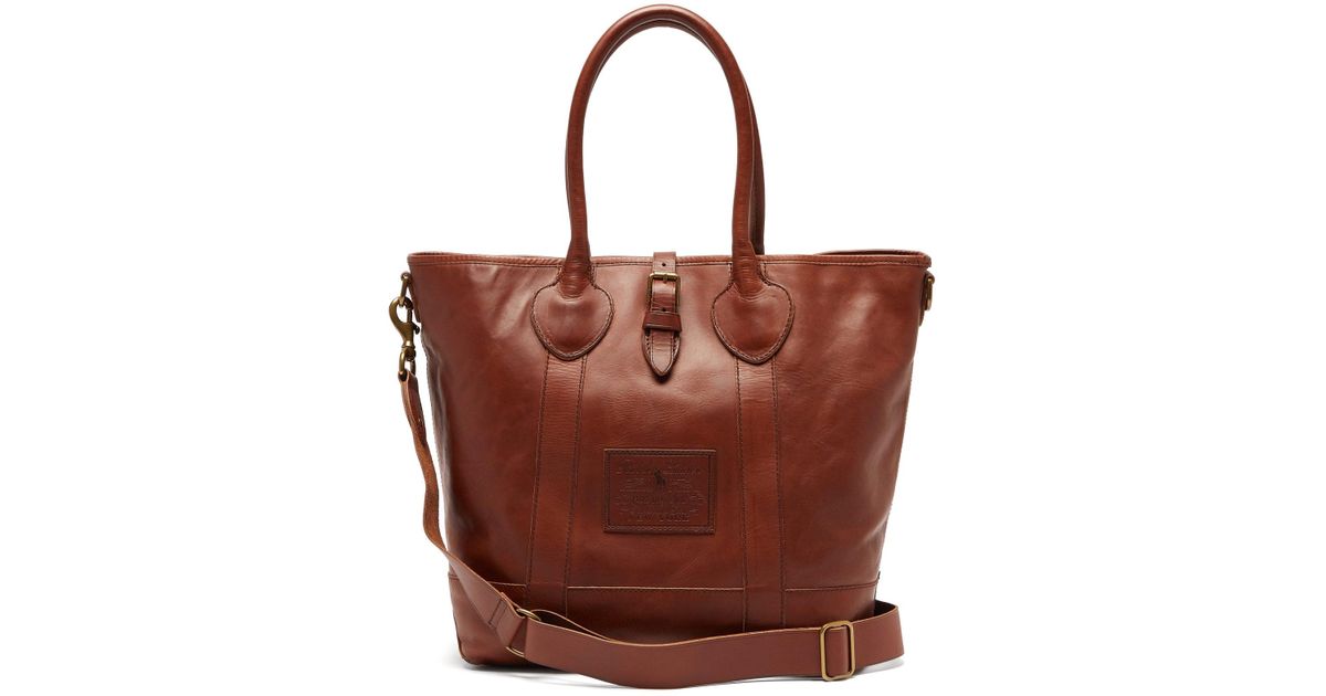 ralph lauren tote bag brown