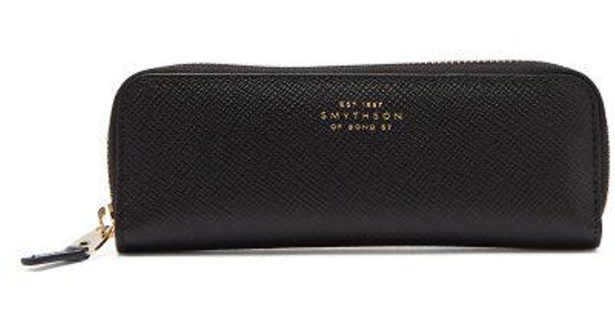 Étui Cuir Stylos Smythson Pour À En Lyst Panama Homme Coloris FJKcT135ul