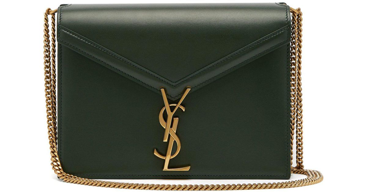 ysl cassandra bag green