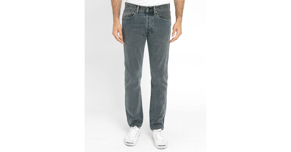 Levi's Alaska Grey 501 Ct Jeans in Black for Men | Lyst