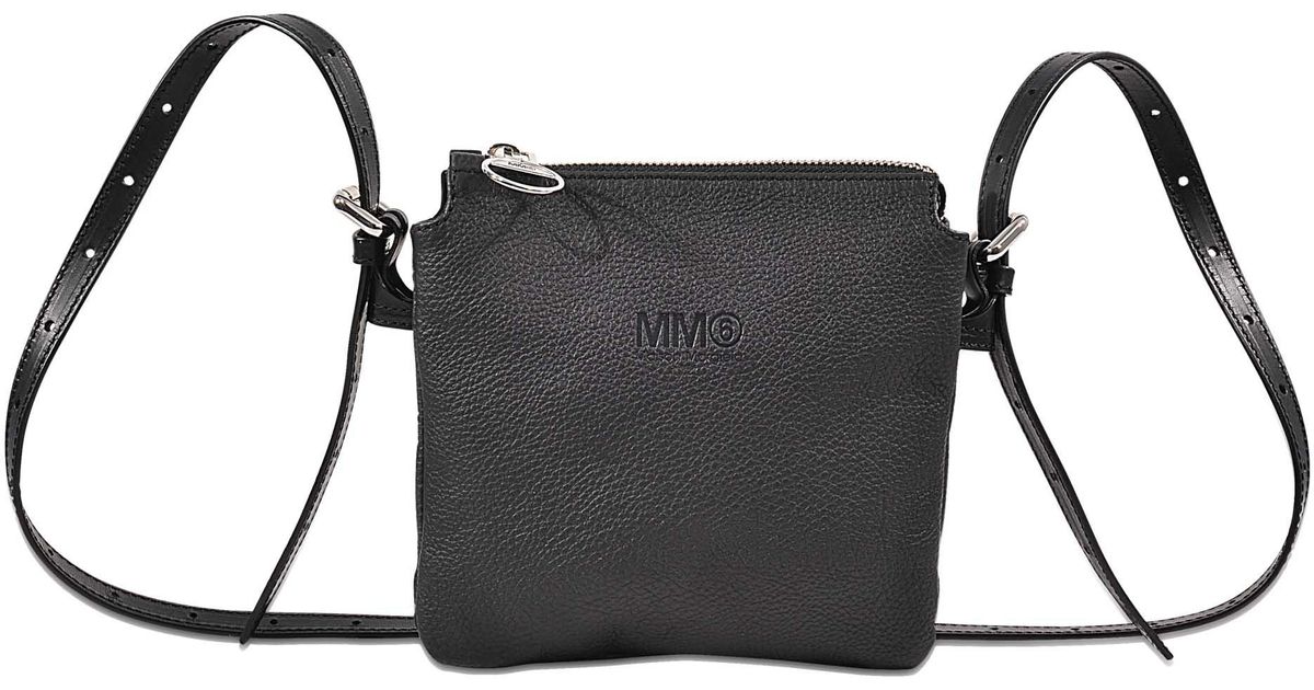 Lyst Mm6 By Maison Martin Margiela Mini Shoulder Bag In Black