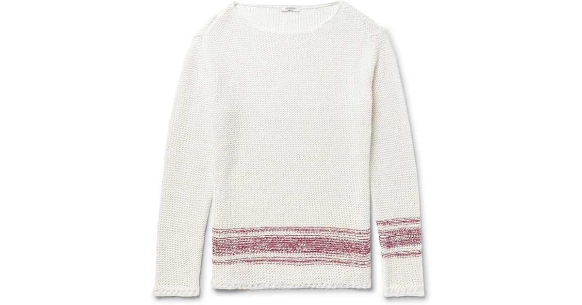 white silk sweater