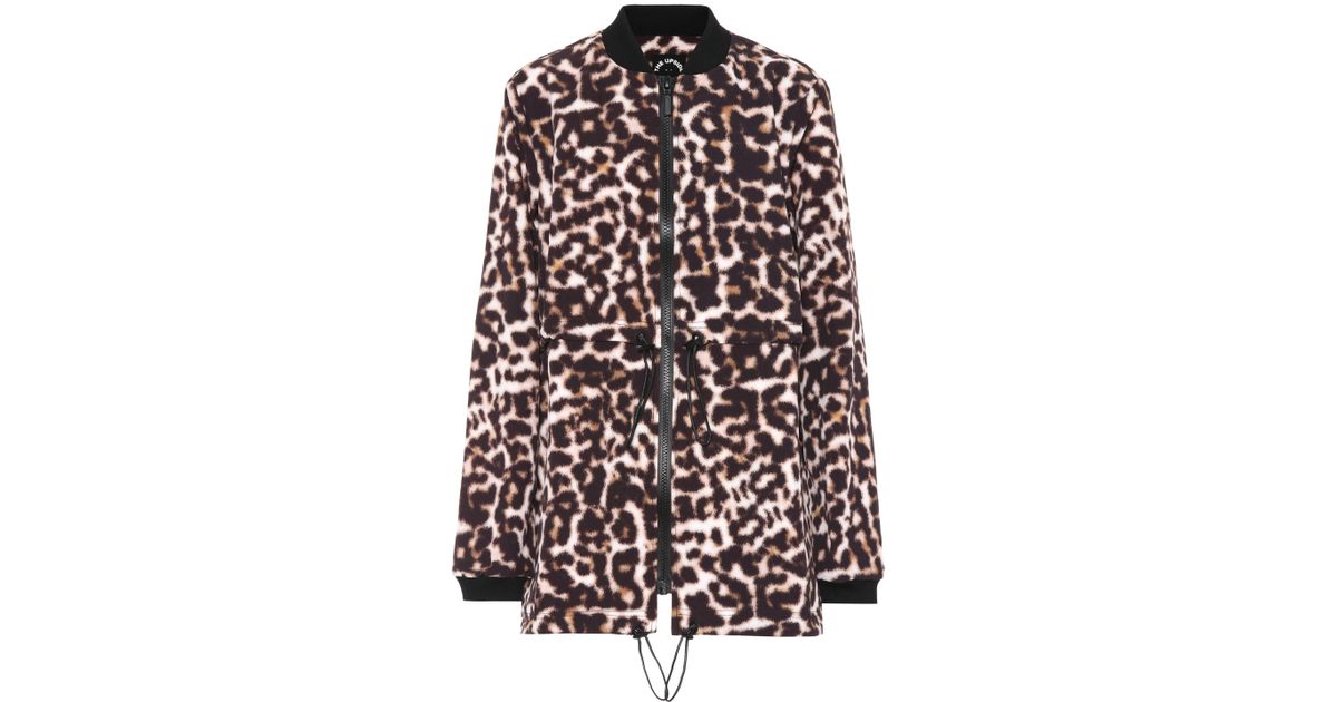 The Upside Synthetic Leopard-printed Jacket in Brown - Lyst