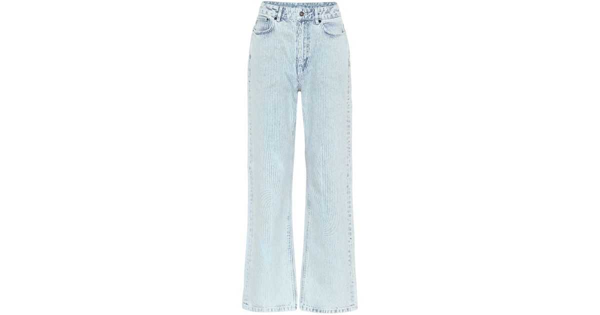 Y. Project Denim High-rise Wide-leg Jeans in Blue - Lyst