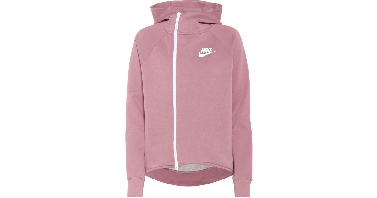 Nike Tech Fleece Zipped Hoodie in Purple - Lyst