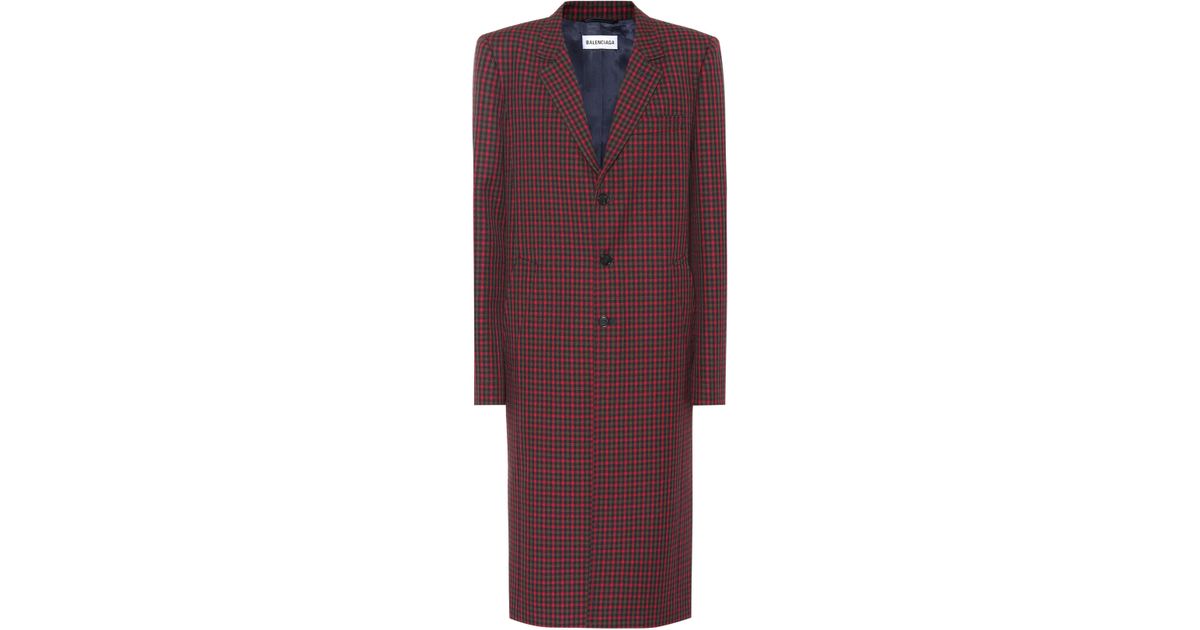 Check Check Coat Wool Wool Coat Balenciaga Balenciaga Coat Wool Check Check Balenciaga Wool Balenciaga Coat Check Wool EpOZqORw