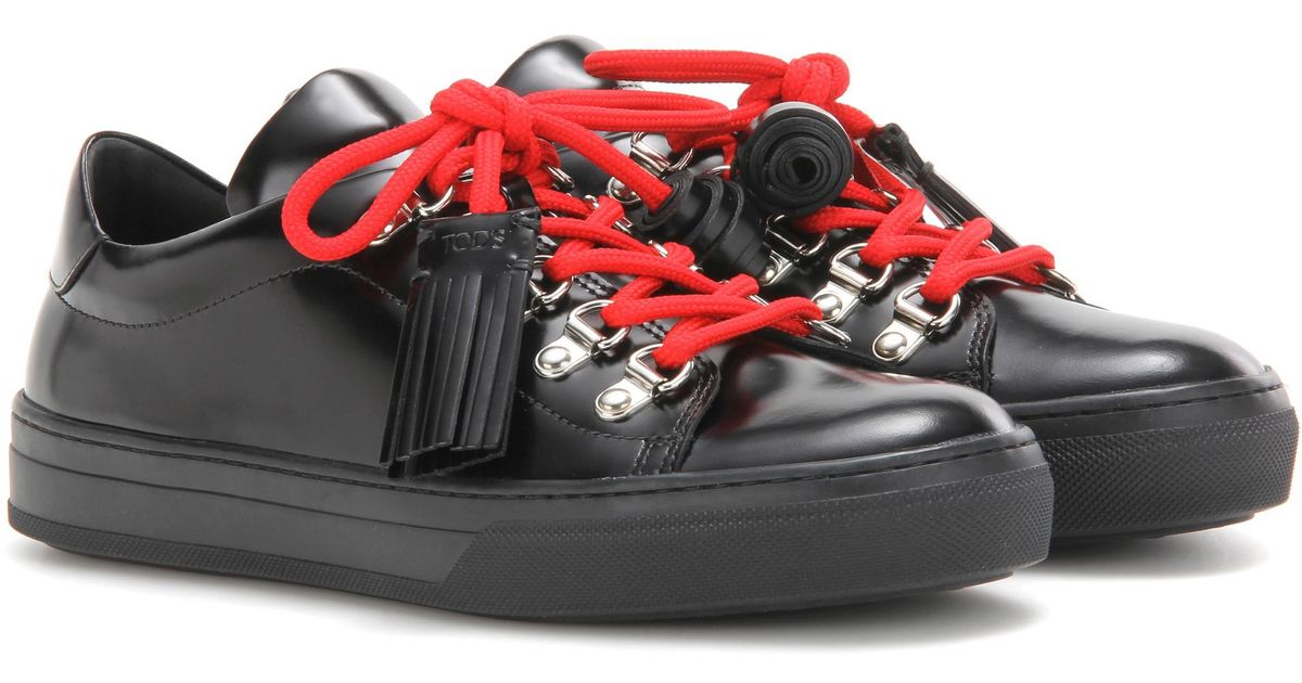 tod's sportivo leather sneaker