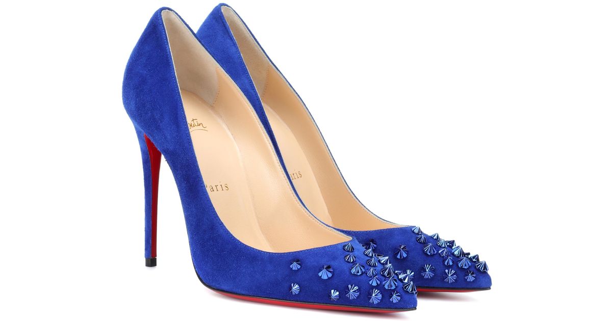 christian louboutin suede