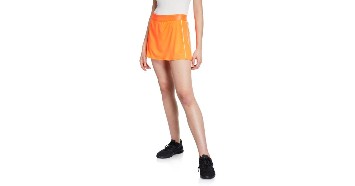 Nike Court Dry Tennis Skirt in Orange Lyst