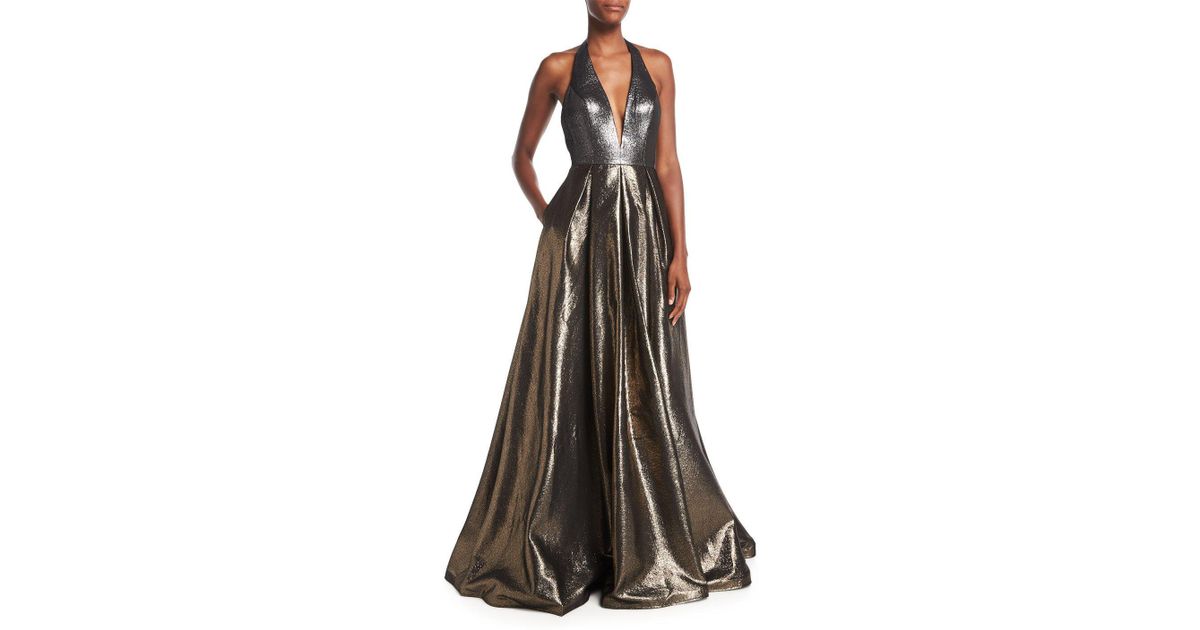 Metallic Evening Gowns