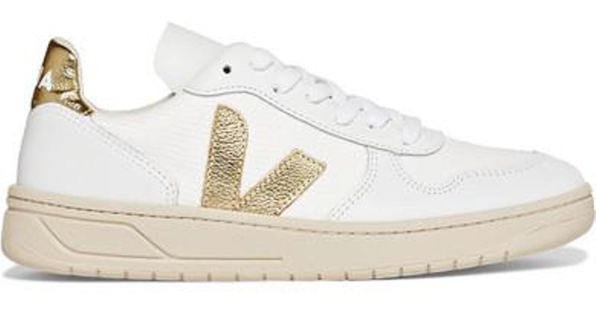 veja metallic trainers womens