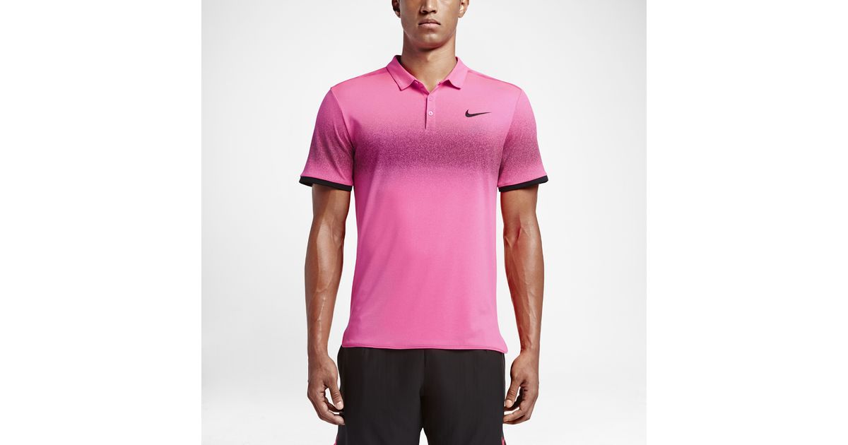 Lyst - Nike Court Roger Federer Advantage Men's Tennis Polo Shirt in ...