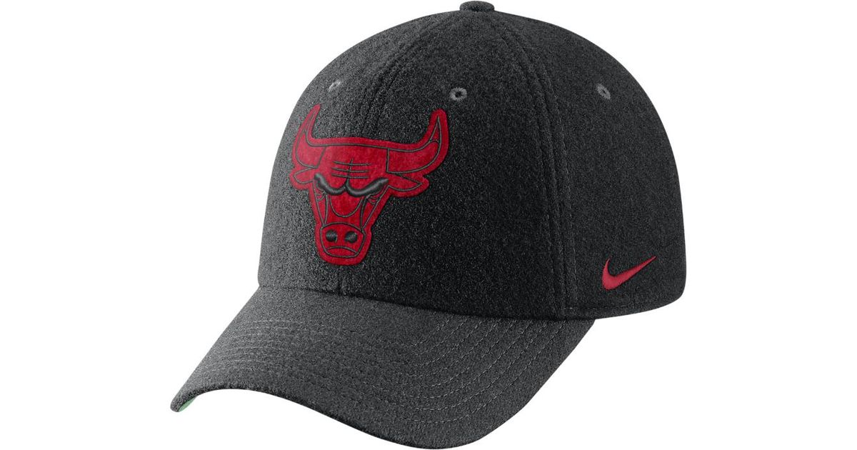 nike bulls hat