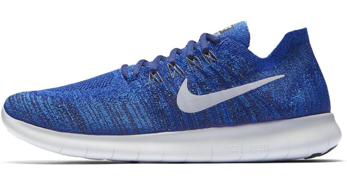 Nike Blue Free Rn Flyknit 2017 Men's Running Shoe for Men Lyst Nike Blue Free Rn Flyknit 2017 Men's Running Shoe for Men Lyst