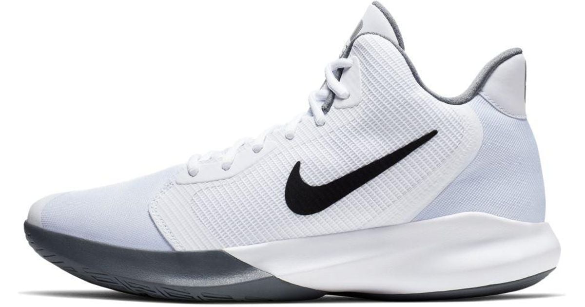 white nike basketball shoes