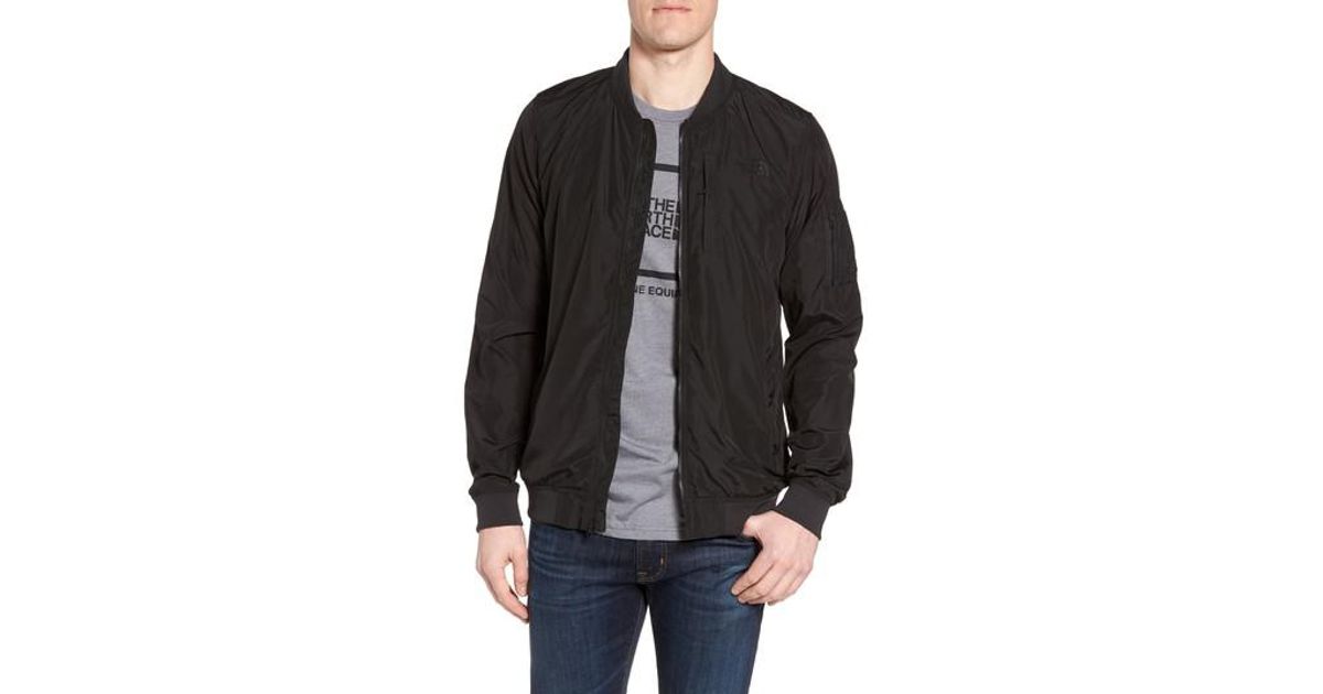 north face bomber jacket mens black