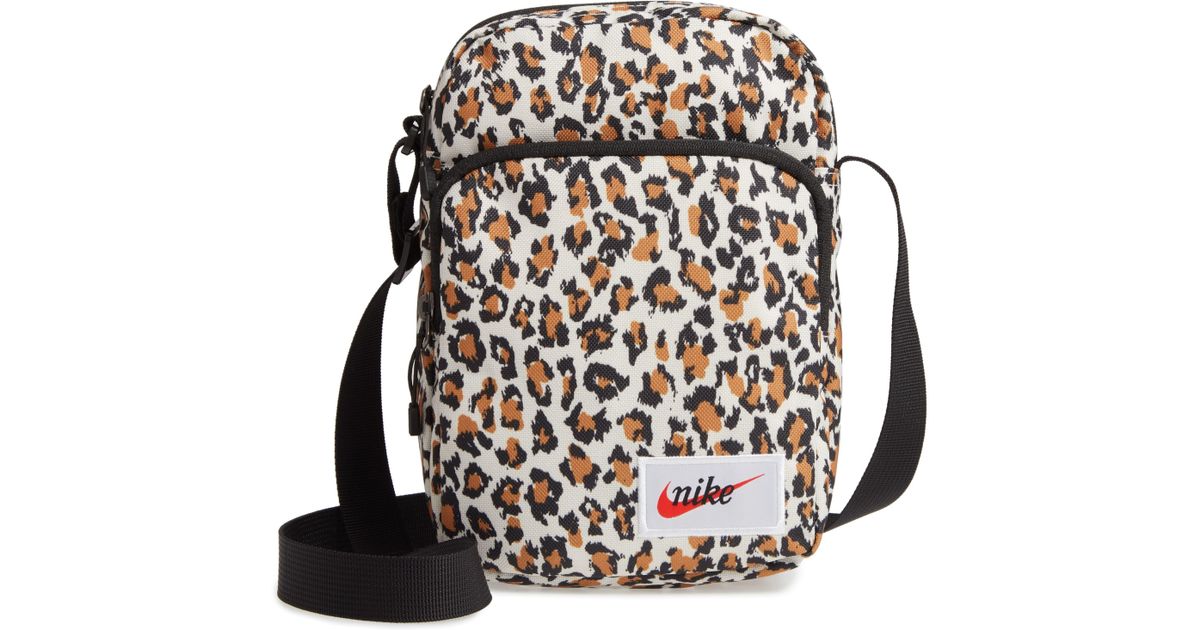 Nike Heritage Leopard Small Items Bag - - Lyst