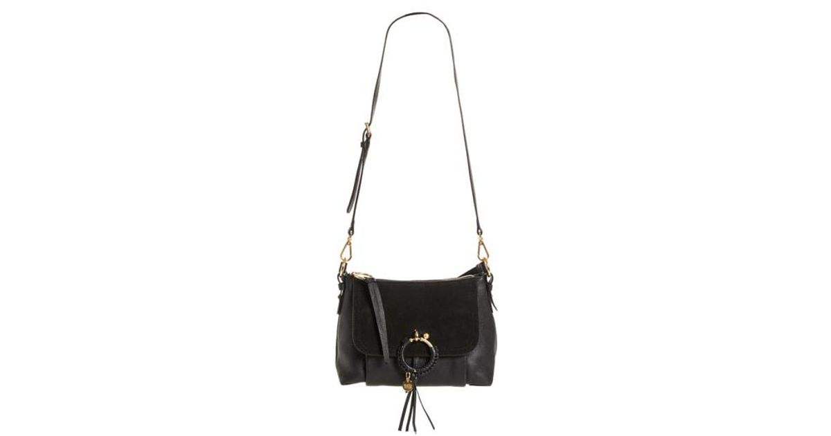 see by chloé joan small leather crossbody bag