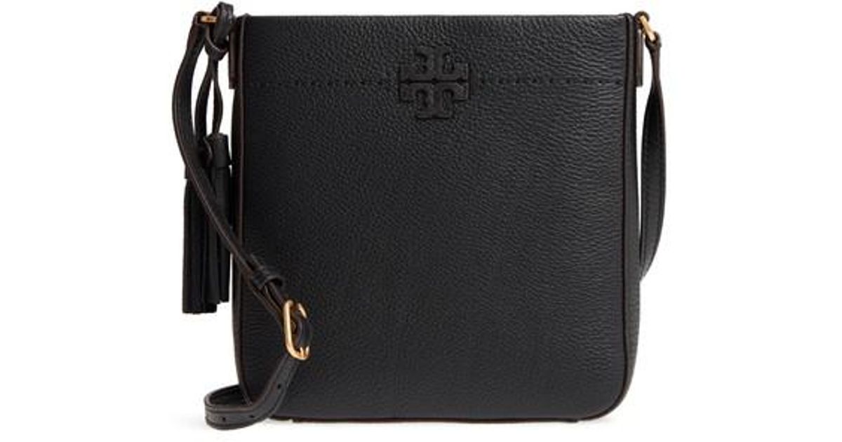 mcgraw leather crossbody tote