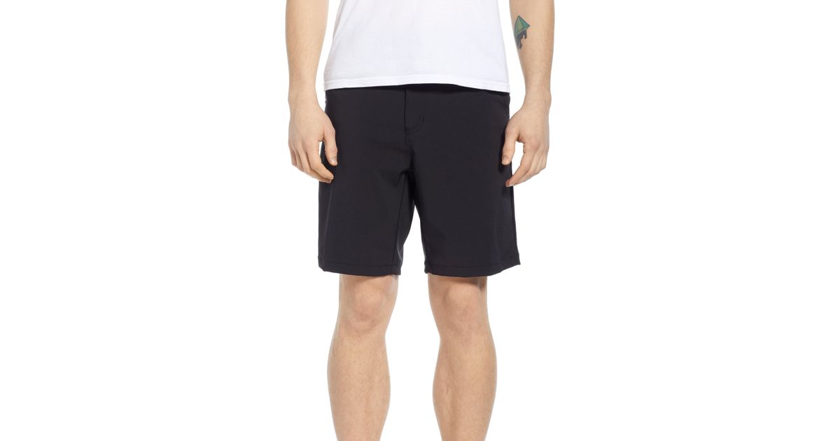 Lyst Vans Authentic Decksider Hybrid Shorts In Black For Men