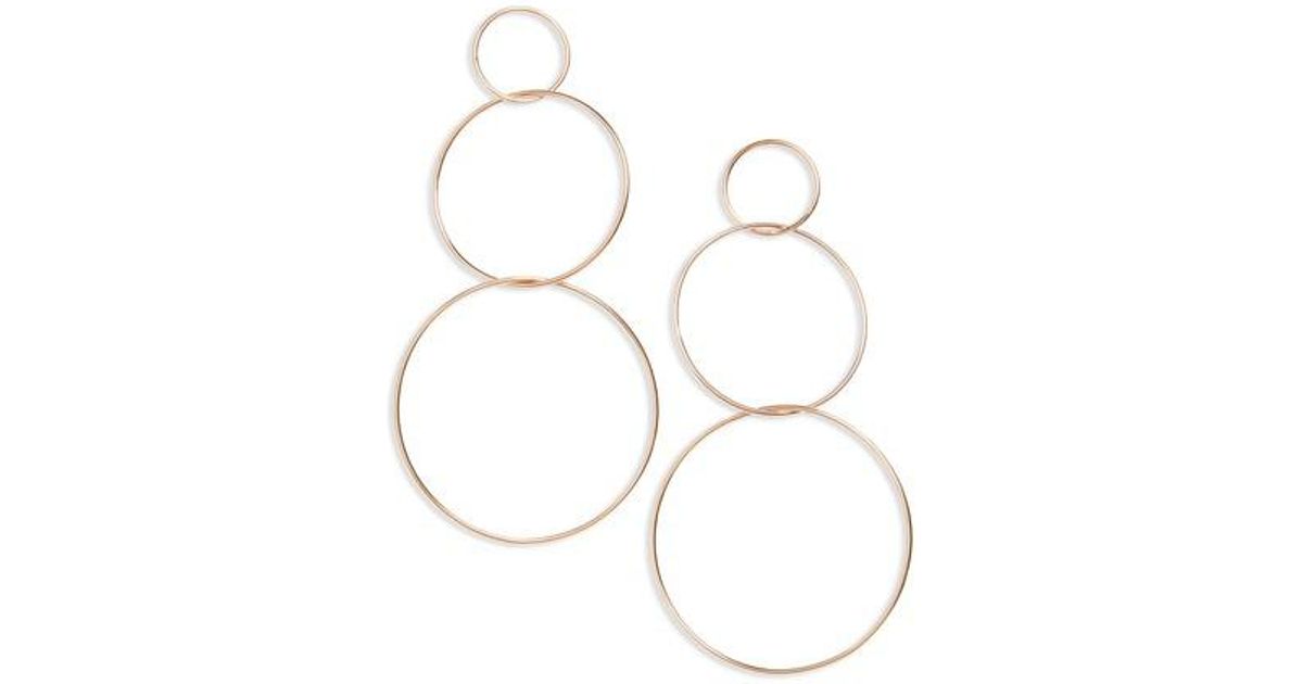Lyst Isabel Marant Floyd Circle Earrings In Pink