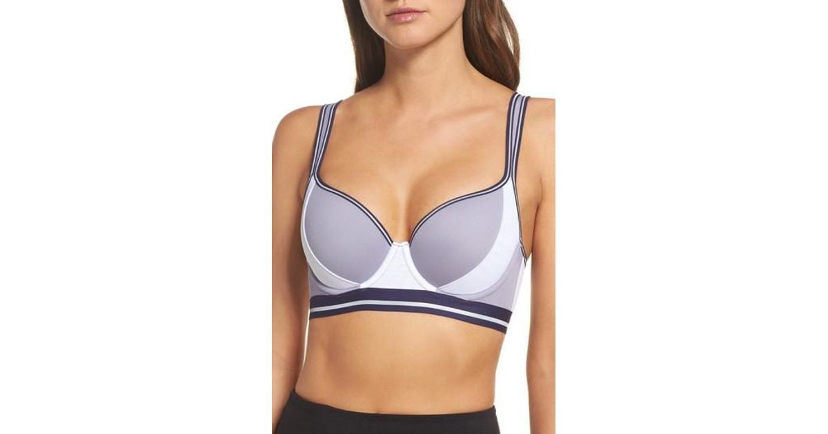 underwire push up sports bra