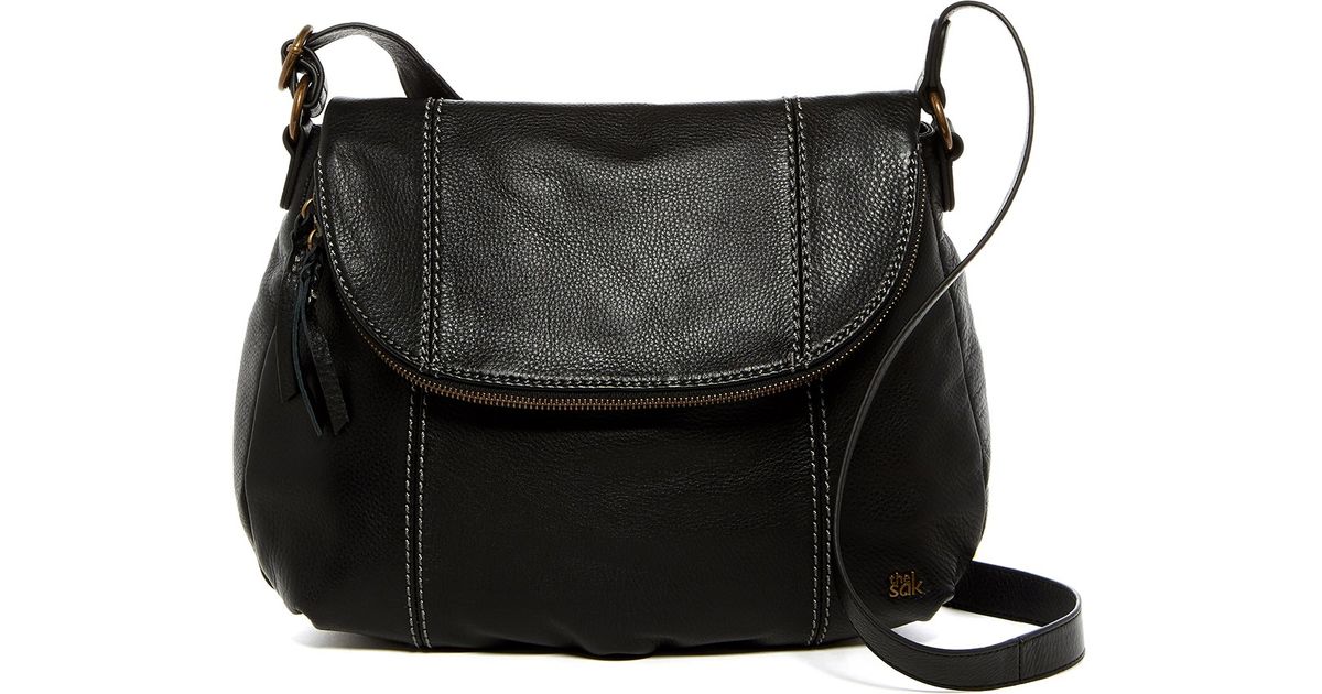 the sak black leather hobo