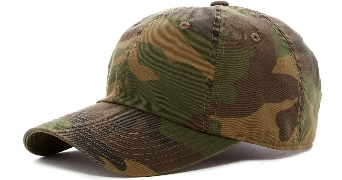 Lyst - American Needle Washed Camo Baseball Cap in Green for Men