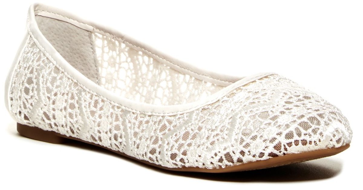 Lyst - Lucky Brand Eartha Crochet Flat