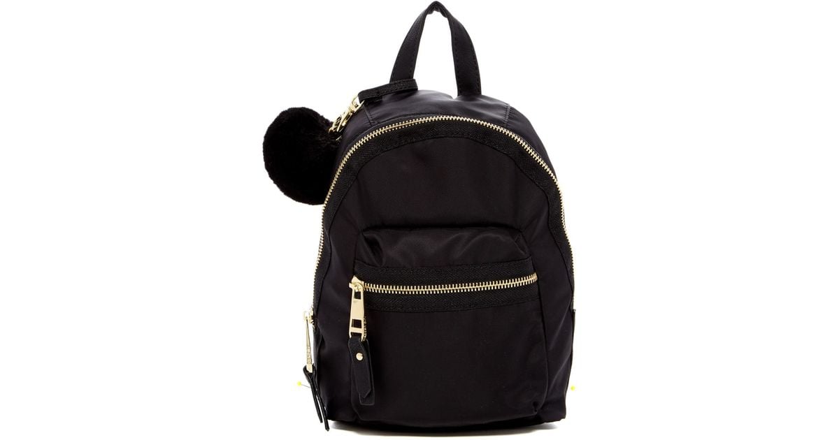 Madden Girl Bold Mini Nylon Backpack in Black - Lyst
