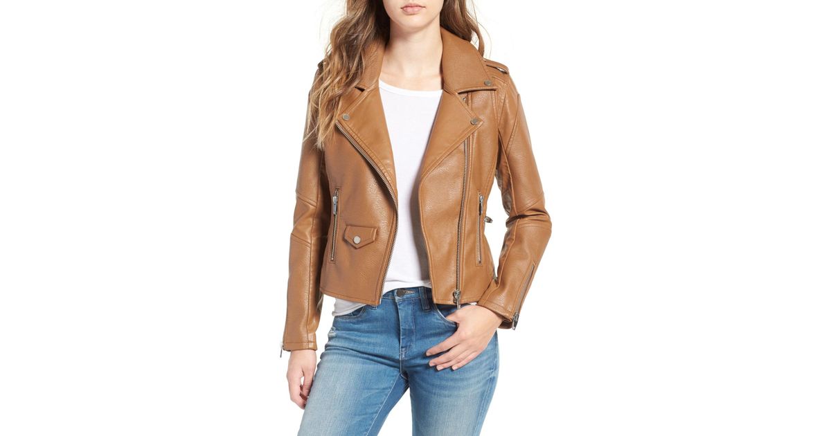 Lyst Blank Nyc Easy Rider Faux Leather Moto Jacket