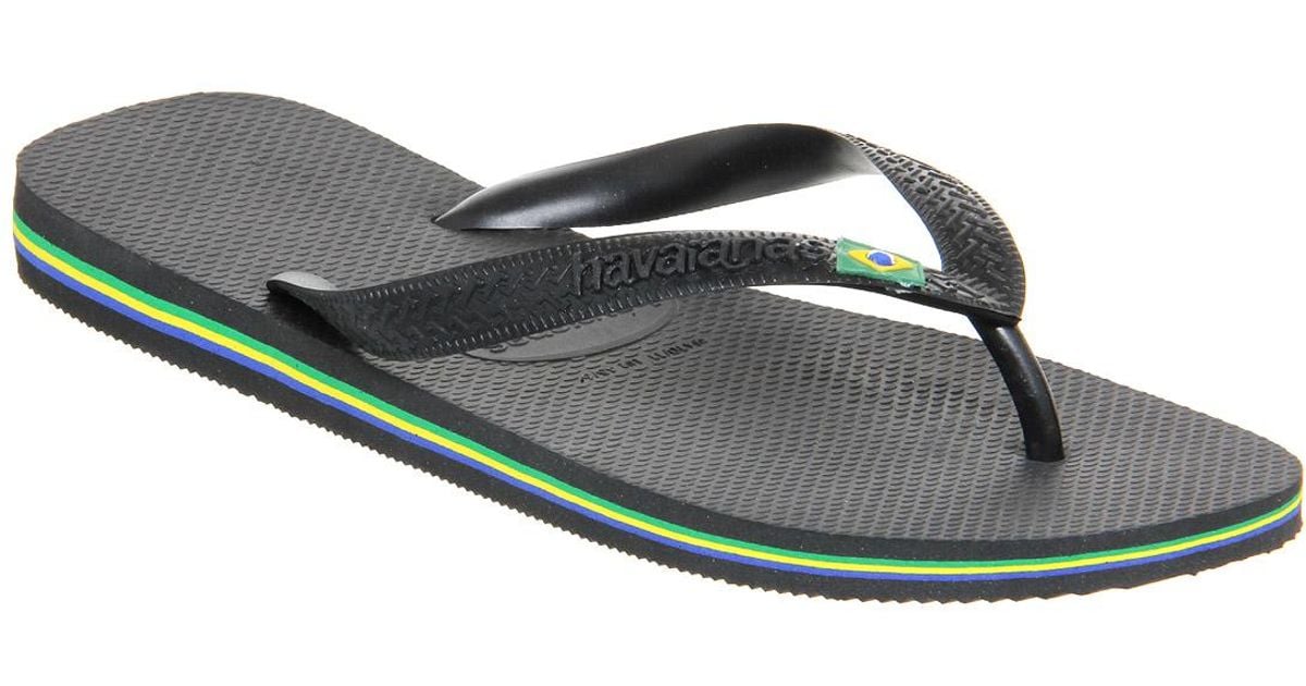 Lyst - Havaianas Brazil Flip-flop in Black for Men