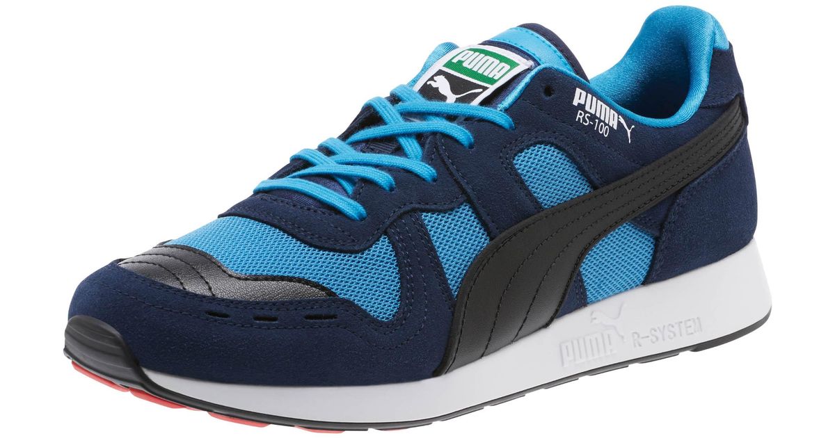 PUMA Synthetic Rs-100 Core Sneakers in 01 (Blue) for Men - Lyst