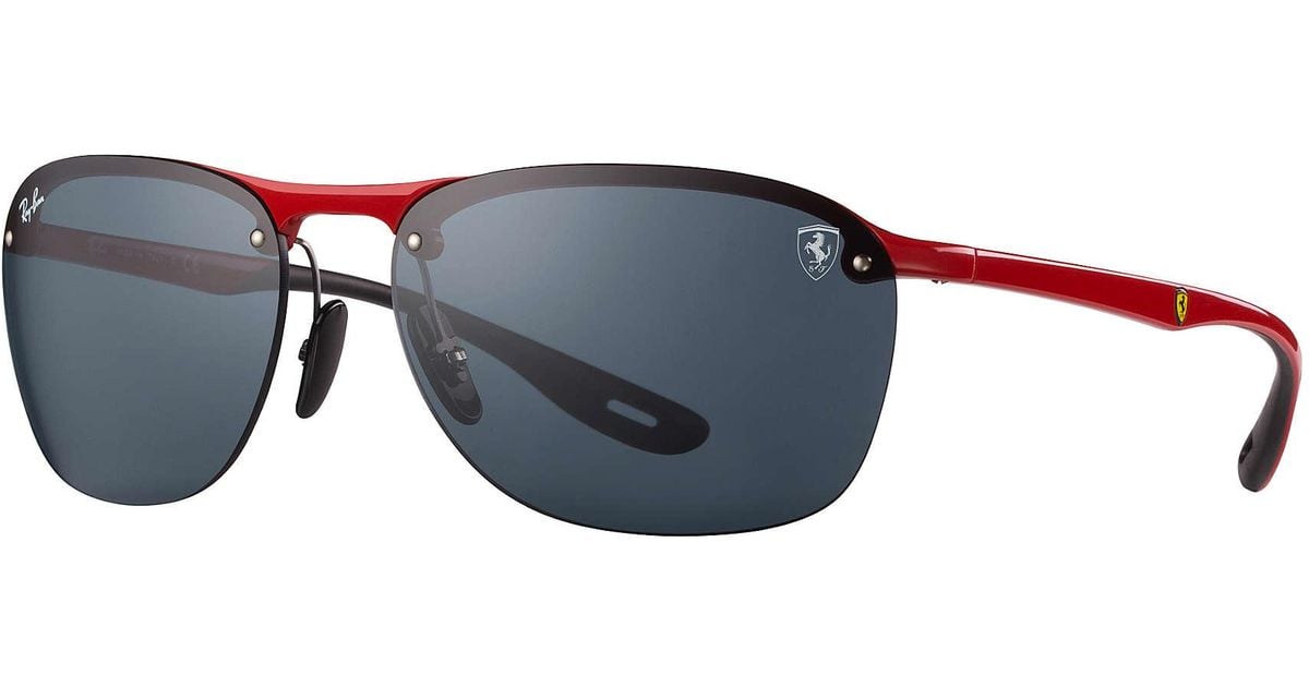 ray ban Red RedBlackGrey Rb4302m Scuderia Ferrari Collection