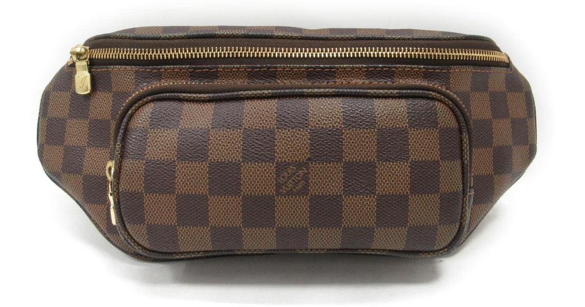 Lyst - Louis Vuitton Damier Bum Bag Melville Ebene Waist Pouch N51172 in Brown