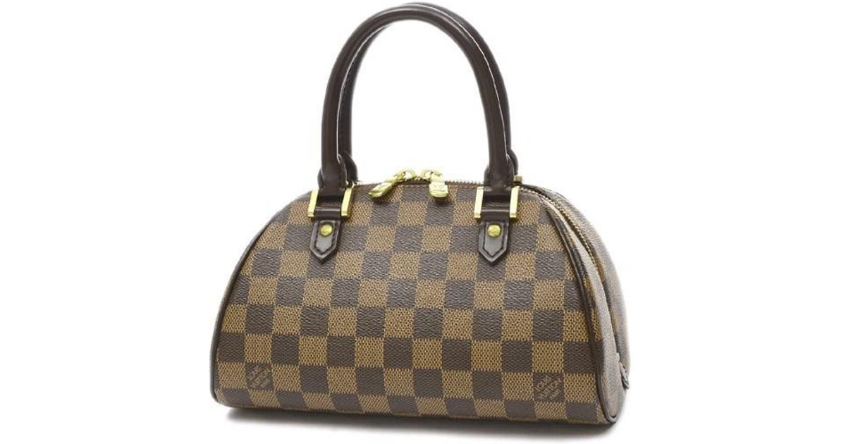 Lyst Louis Vuitton Damier Liberi Mini Handbag N41436 In Brown