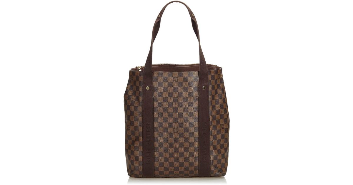 Louis Vuitton Damier Cabas Beaubourg Tote Bag in Natural - Lyst