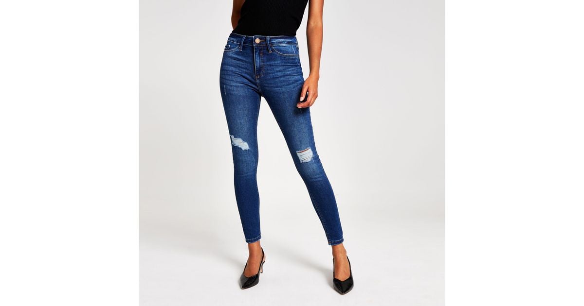 river island molly mid rise jeggings