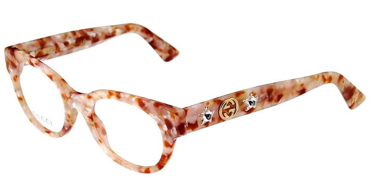 Gucci Gg0209o 48mm Optical Frames In Natural Lyst