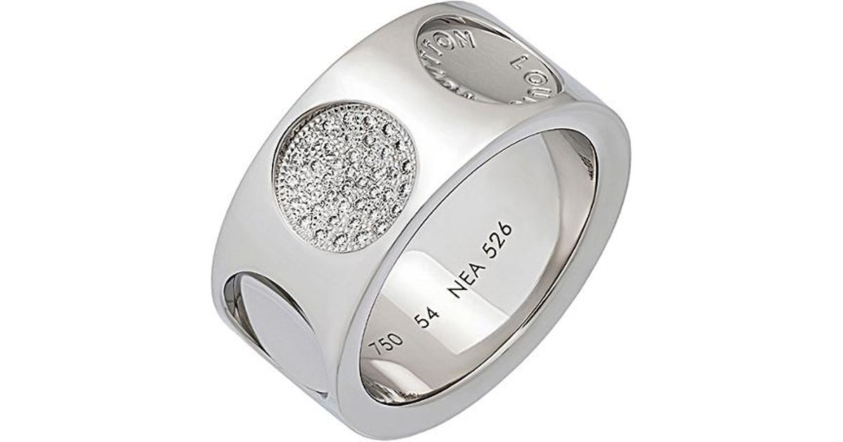 Louis Vuitton Louis Vuitton 18k 0.15 Ct. Tw. Diamond Ring in Metallic - Lyst