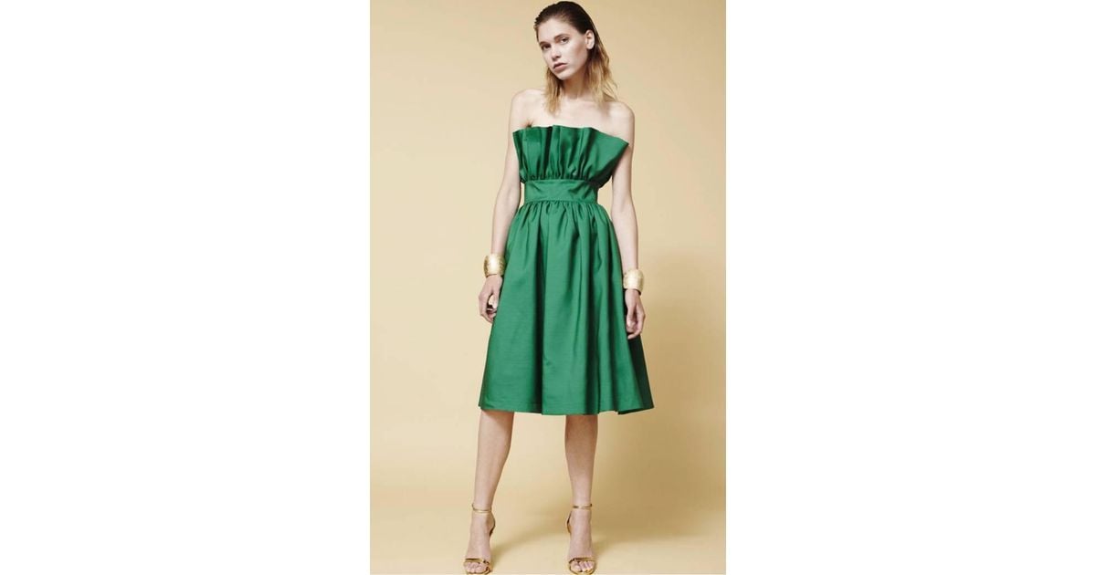Green Silk Dress