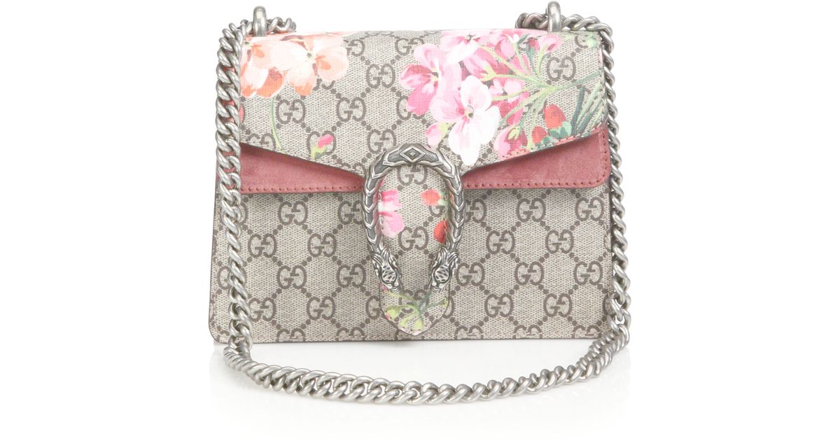 Gucci Dionysus Blooms Mini Shoulder Bag in Floral (pink) | Lyst